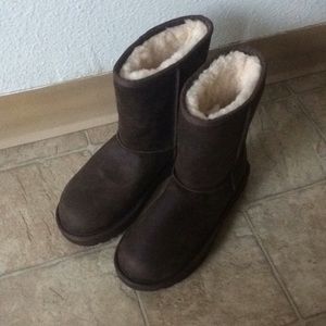 Ugg short brown boots new